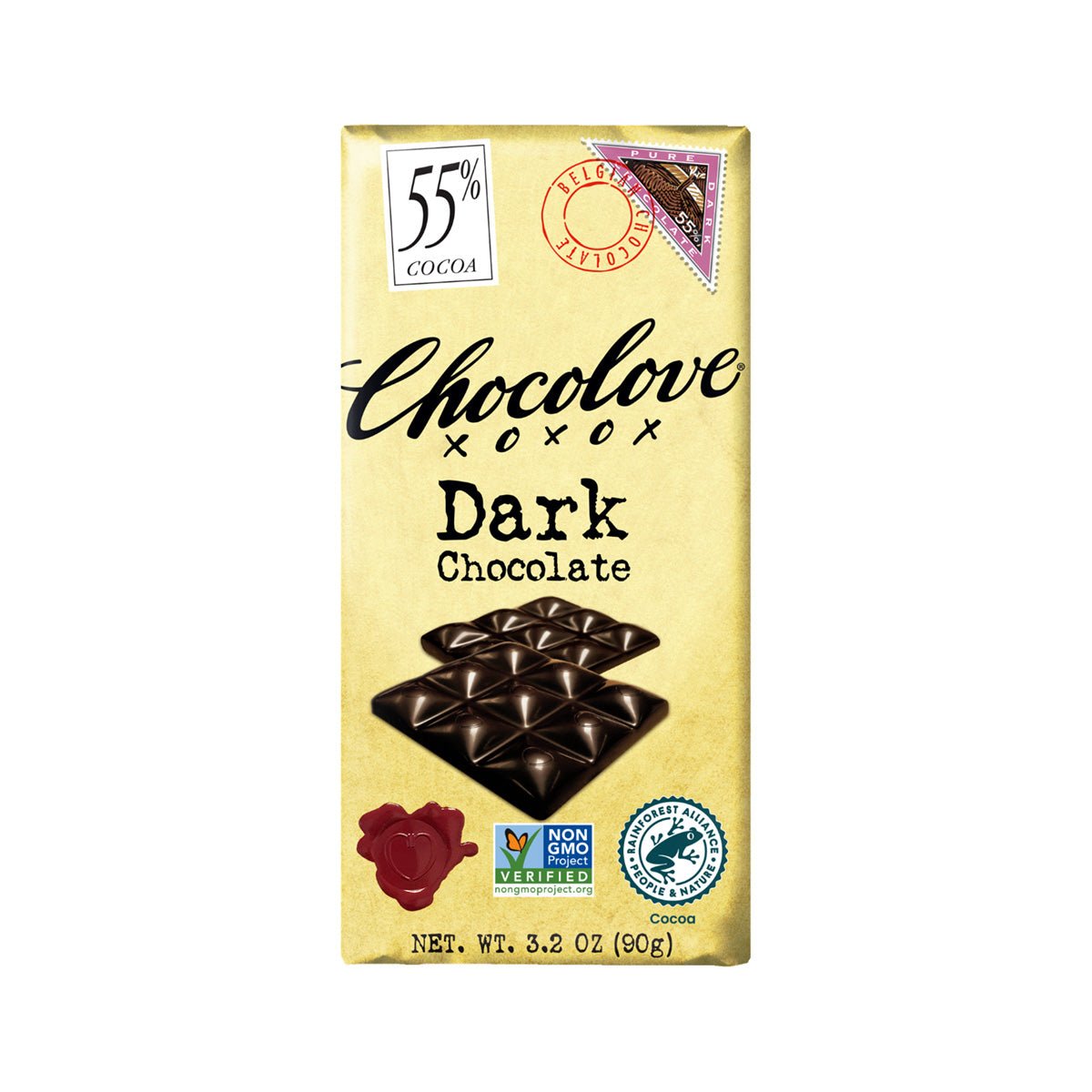Chocolove 55% Dark Chocolate Bar - 90g