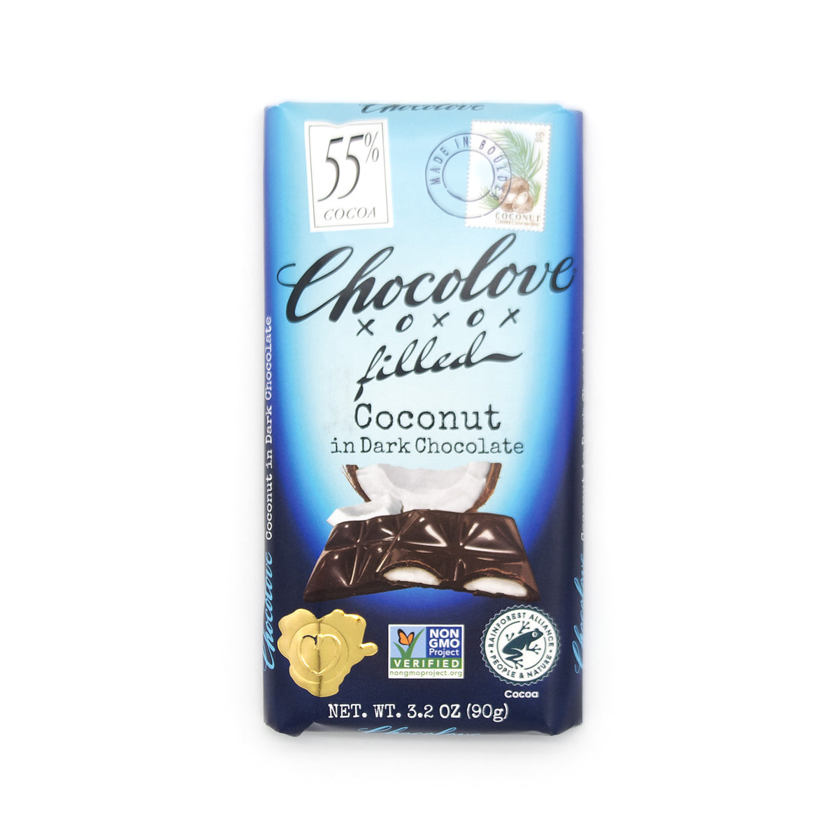 Chocolove Coconut in 55% Dark Chocolate Bar - 90g