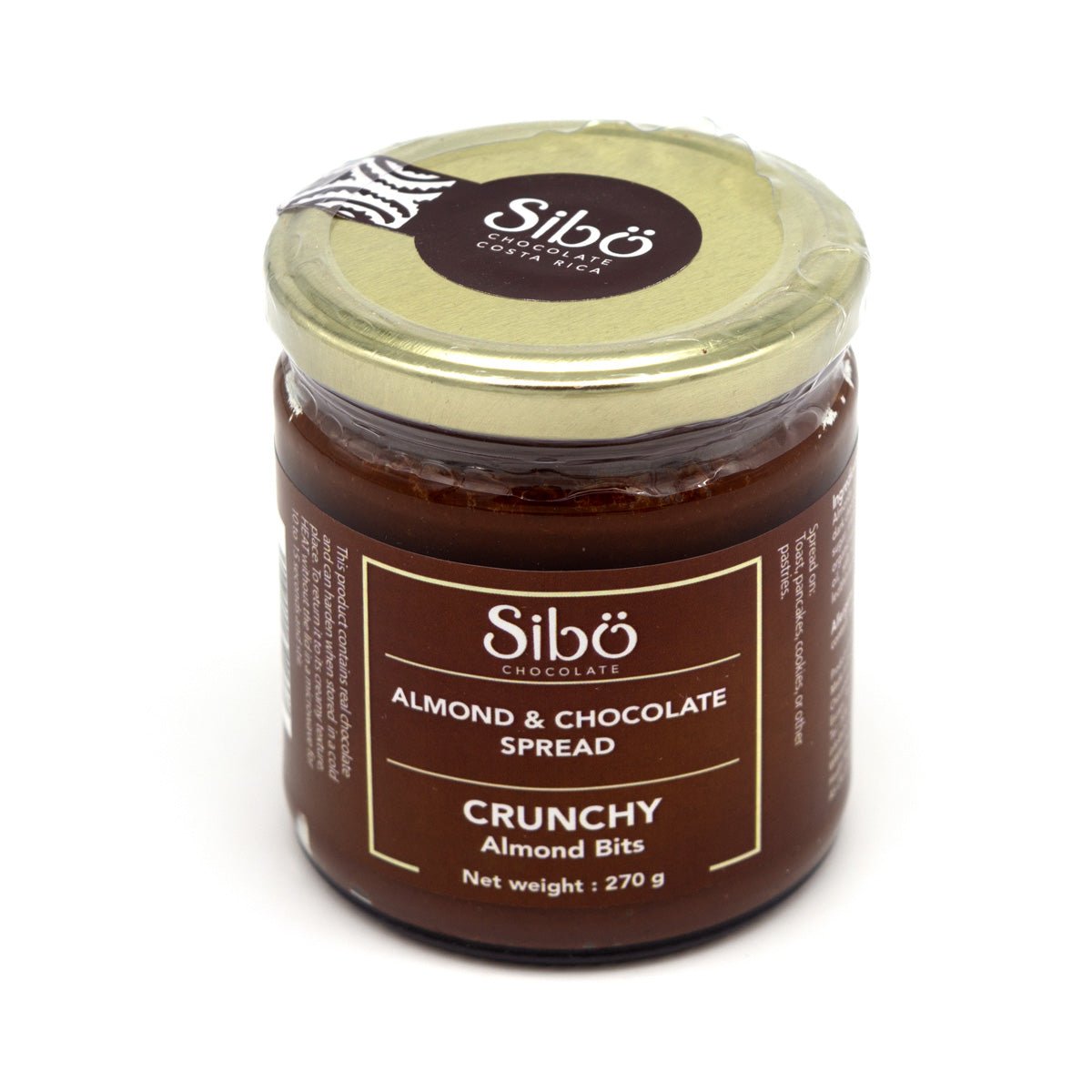 Sibu Crunchy Almond & Chocolate Spread - 270g