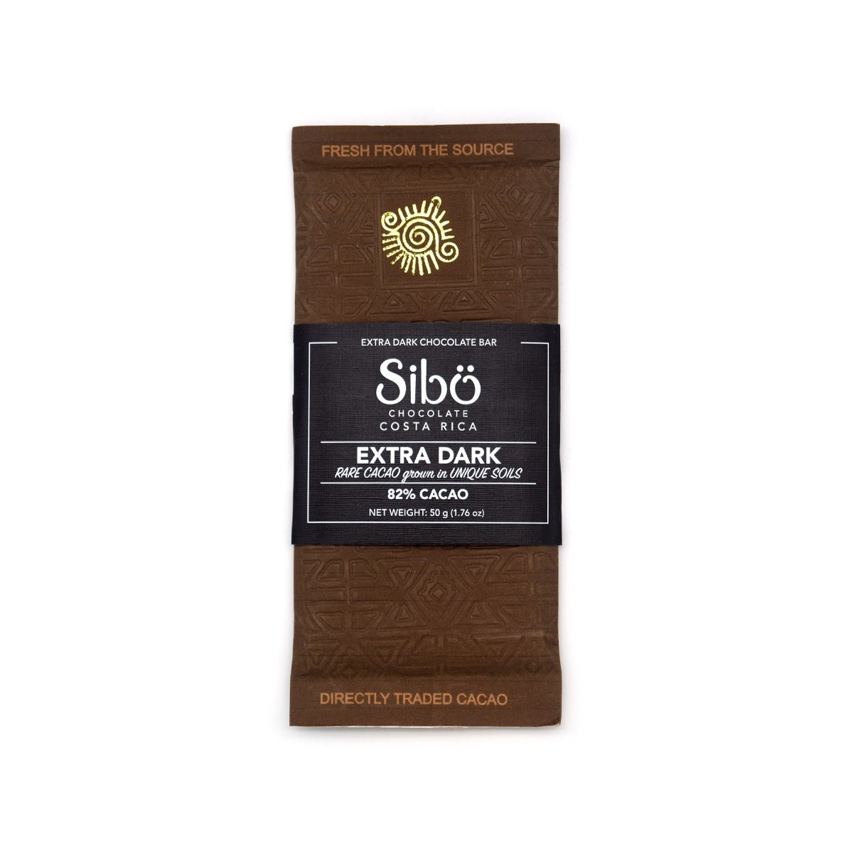 Sibu Single Origin 82% Extra Dark Chocolate Bar - 50g
