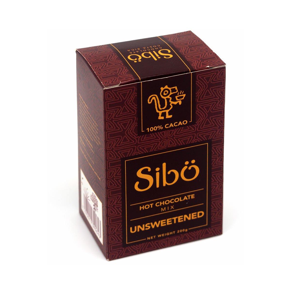 Sibu Unsweetened Hot Drinking Chocolate Box - 200g