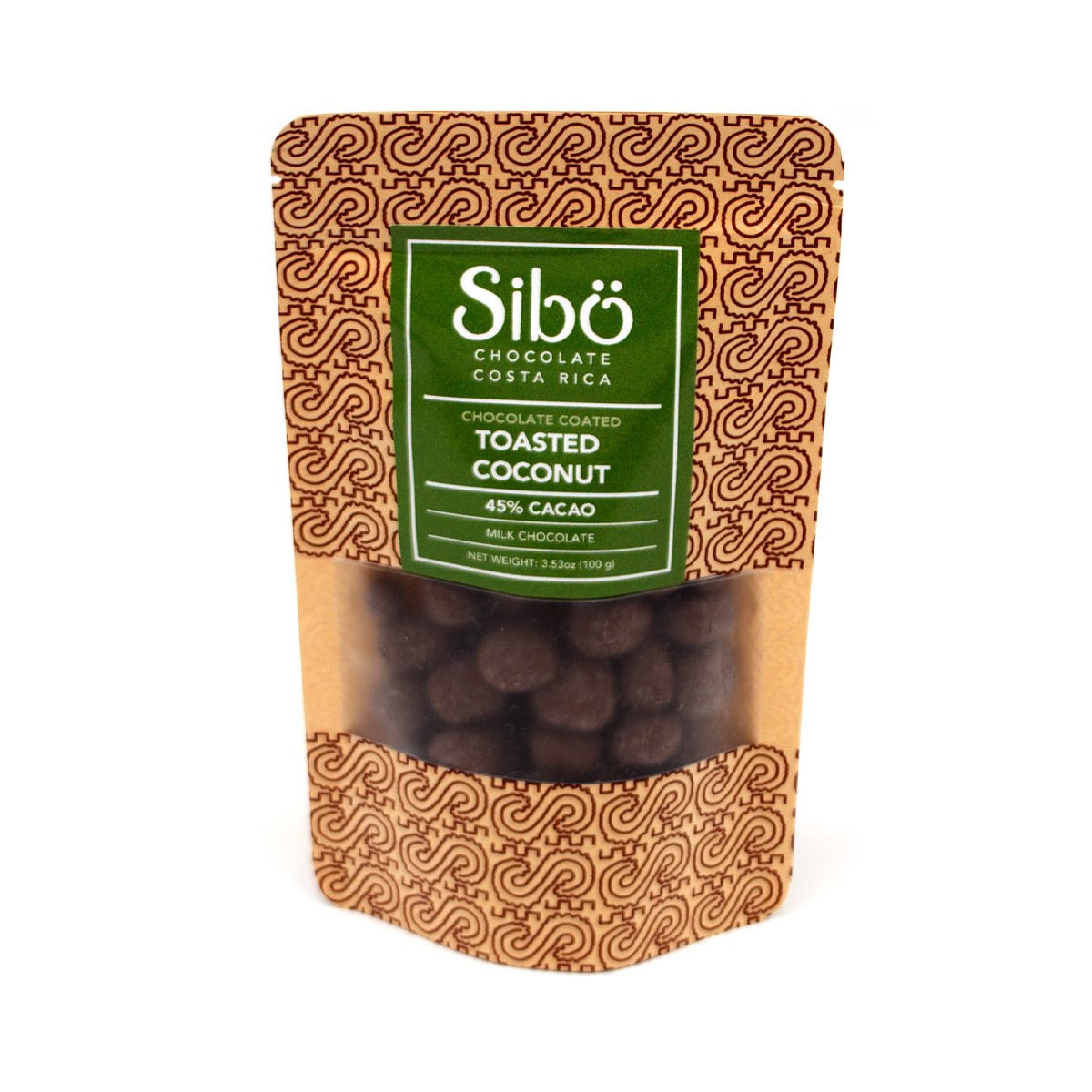 Sibu Milk Chocolate Covered Toasted Coconut Pouch - 100g
