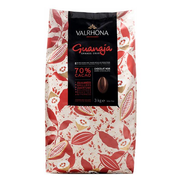 Valrhona Guanaja Les Feves 70% Dark Chocolate Couverture Discs