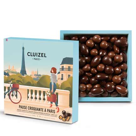 Michel Cluizel Assorted Dark and Milk Chocolate Crunchy Gift Box - 150g