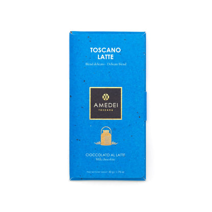 Amedei Toscano Brown Cioccolato al Latte 32% Milk Chocolate Bar - 50g (Past Date)