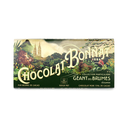 Bonnat Géant des Brumes 75% Single Origin Dark Chocolate Bar - 100g