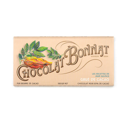 Chocolat Bonnat chocolate bar packaging on a white background