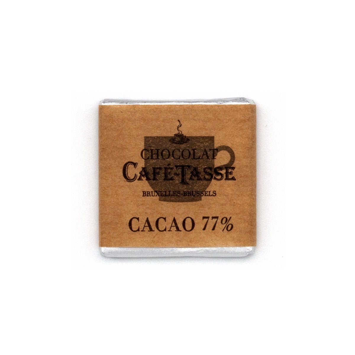 Café-Tasse Noir 77% Extra Dark Chocolate Napolitans