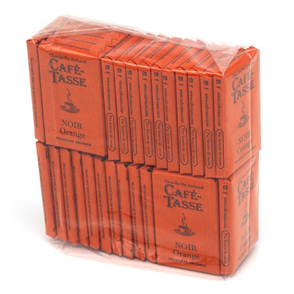 Cafe-Tasse Noir Orange 60% Dark Chocolate & Orange Mini-Bars