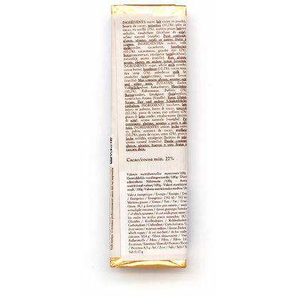 Café-Tasse Praline & Puffed Rice in 27% White Chocolate Bar - 45g