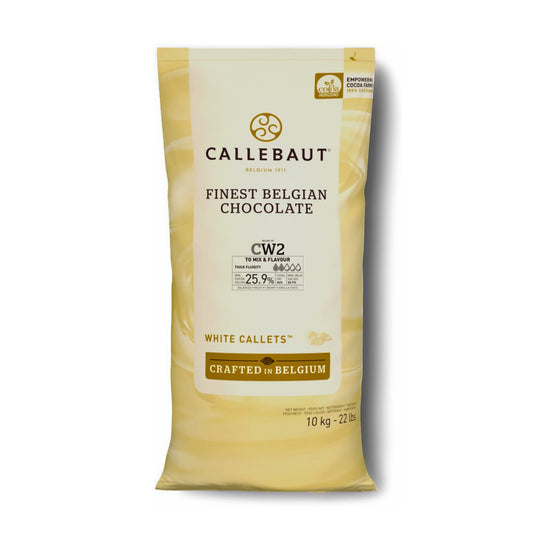 Callebaut CW2NV Natural Vanilla 25% White Chocolate Callets