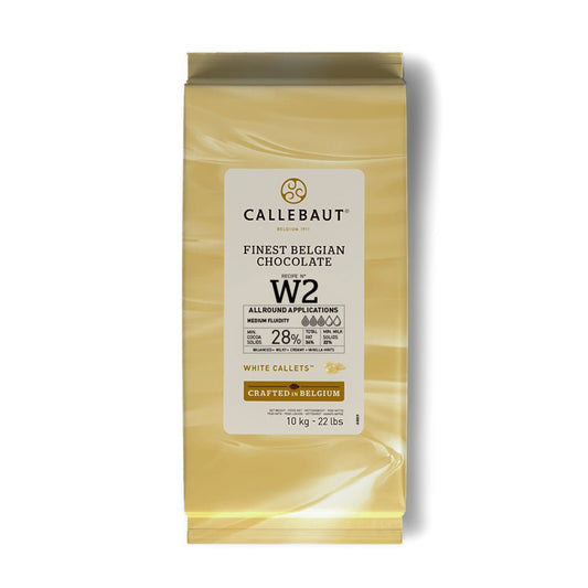 Callebaut W2NV Natural Vanilla 28% White Chocolate Callets