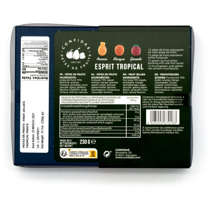 Confidas Pâtes de Fruits Esprit Tropical Fruit Jellies Gift Box - 230g