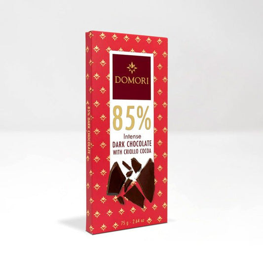 Domori Intense Criollo 85% Dark Chocolate Bar - 75g