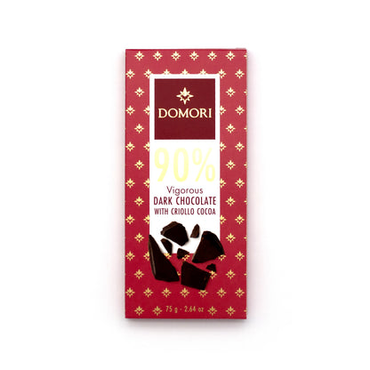 Domori Vigorous Criollo 90% Dark Chocolate Bar - 75g