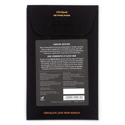 Fjak Vermouth O'Clock 60% Dark Chocolate Bar - 60g