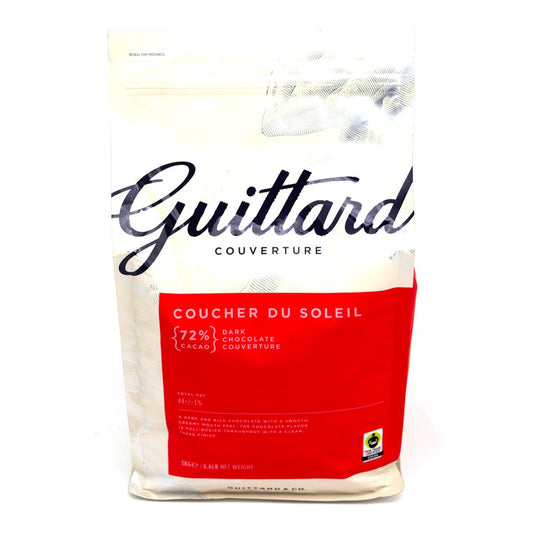 Guittard Coucher du Soleil 72% Dark Chocolate Couverture Wafers