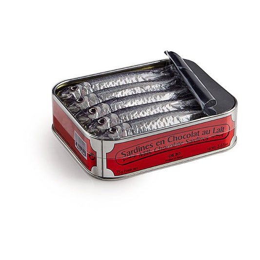 Michel Cluizel 39% Milk Chocolate Sardines Tin - 5 pc - 75g