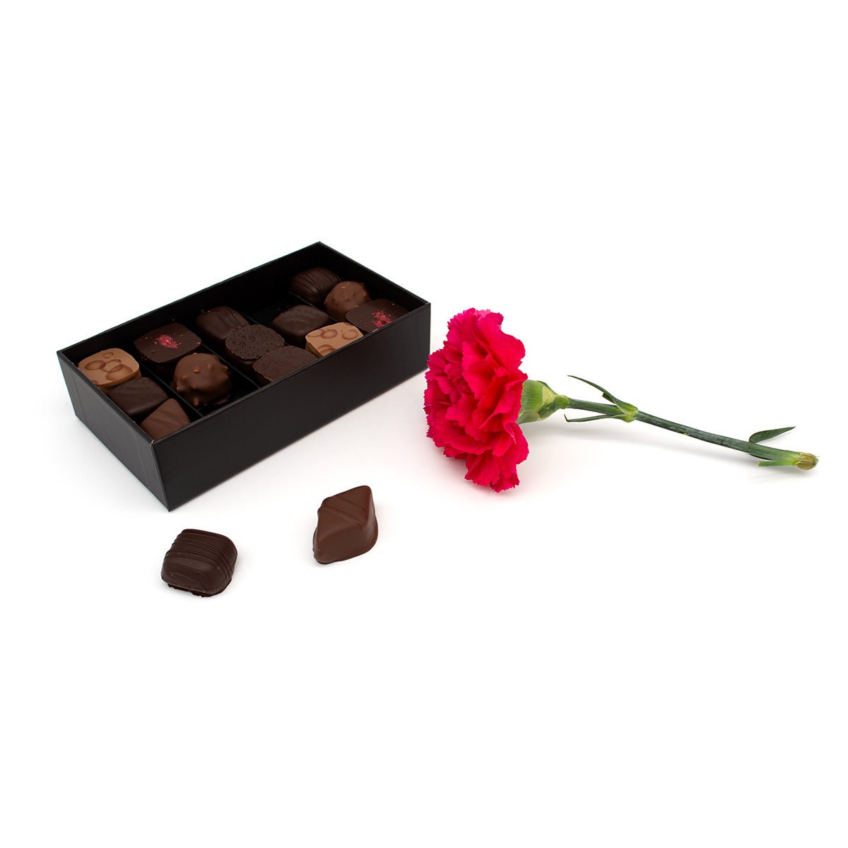 Michel Cluizel Assorted Dark and Milk Chocolate Truffles Box - 15 pc