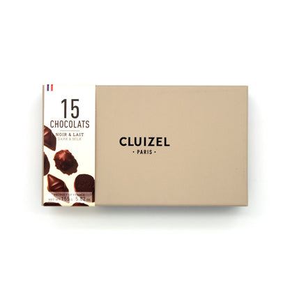 Michel Cluizel Assorted Dark and Milk Chocolate Truffles Box - 15 pc