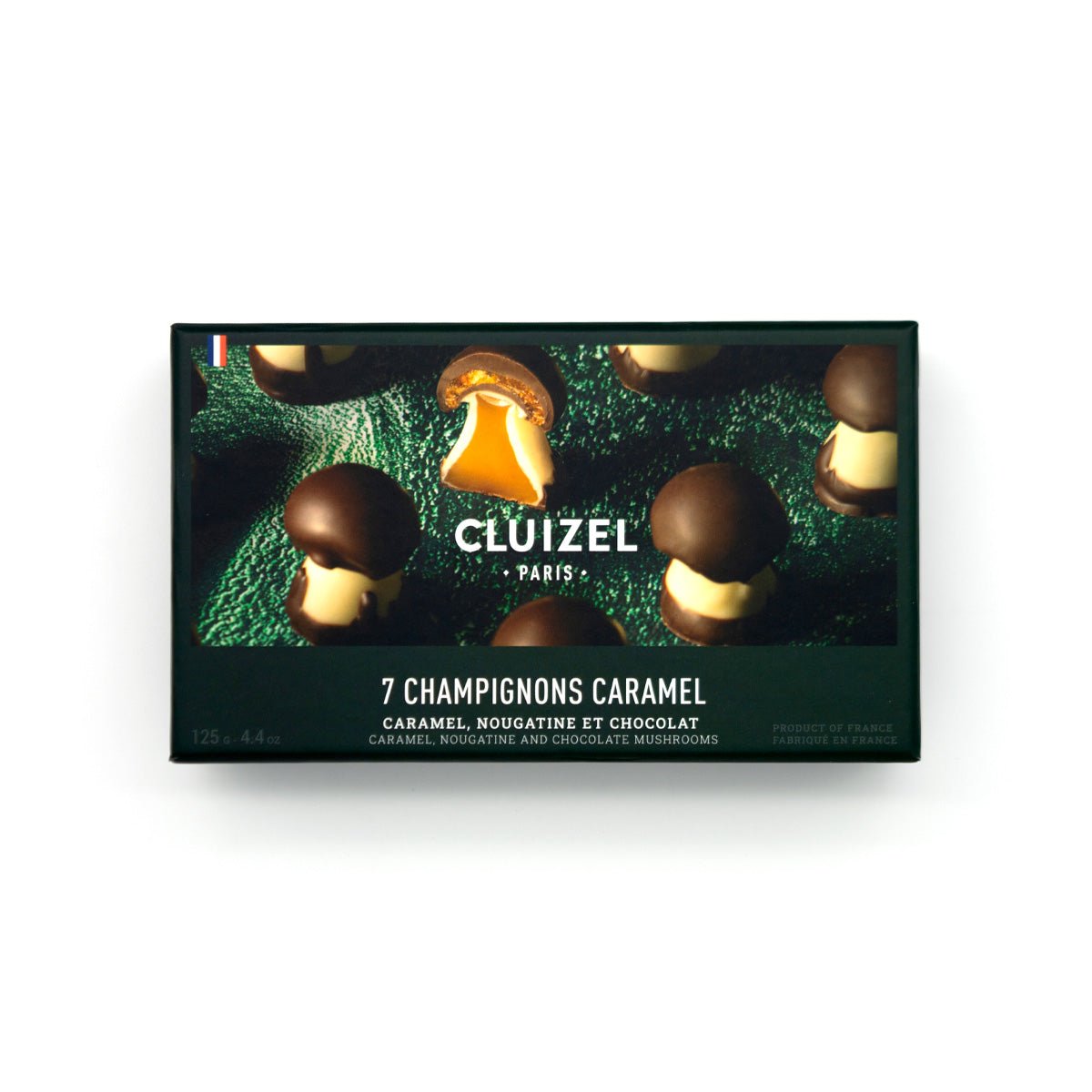 Michel Cluizel Box of Chocolate Caramel Mushrooms - 7 pc - 125g