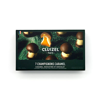 Michel Cluizel Box of Chocolate Caramel Mushrooms - 7 pc - 125g