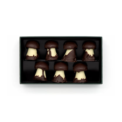 Michel Cluizel Box of Chocolate Caramel Mushrooms - 7 pc - 125g