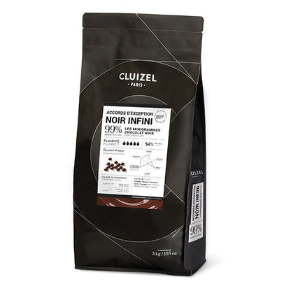 Michel Cluizel Noir Infini 99% Dark Chocolate Mini-Grammes