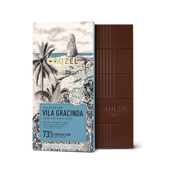 Michel Cluizel Vila Gracinda BIO 73% Single Origin Dark Chocolate Bar - 70g (Past Date)