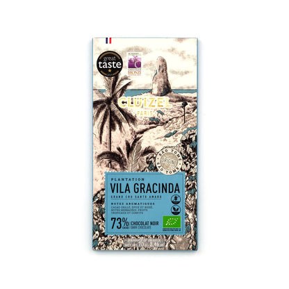 Michel Cluizel Vila Gracinda BIO 73% Single Origin Dark Chocolate Bar - 70g (Past Date)