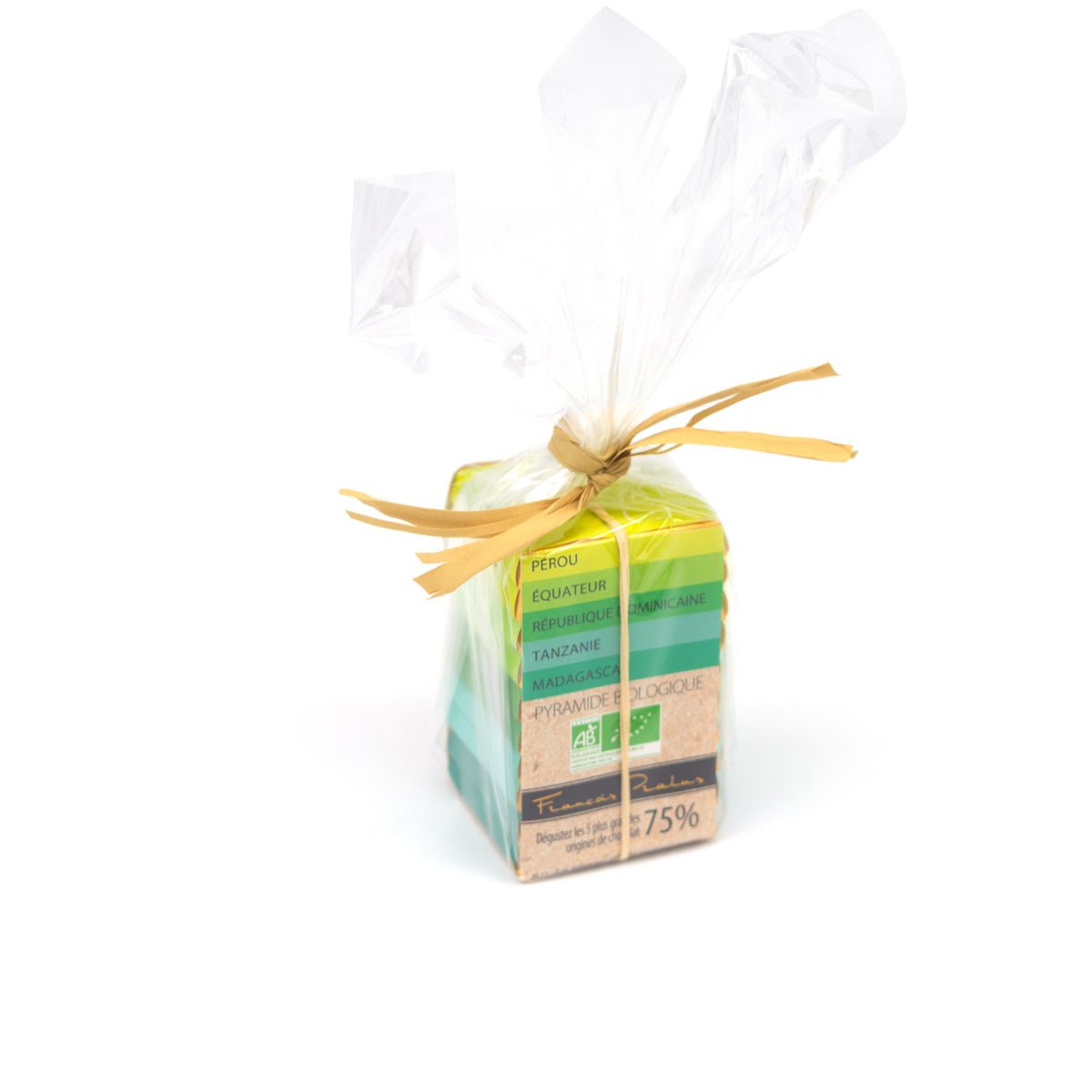 Pralus Mini Pyramide BIO 75% Dark Chocolate Napolitains - 10 pc - 50g