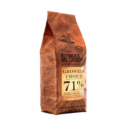 Republica del Cacao Grower's Choice 71% Dark Chocolate Buttons