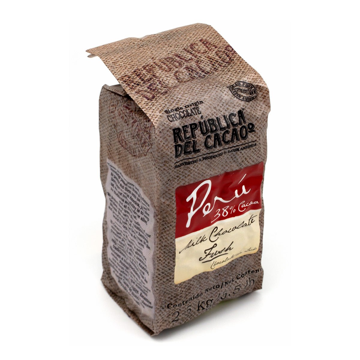 Republika Del Cacao chocolate packaging on a white background