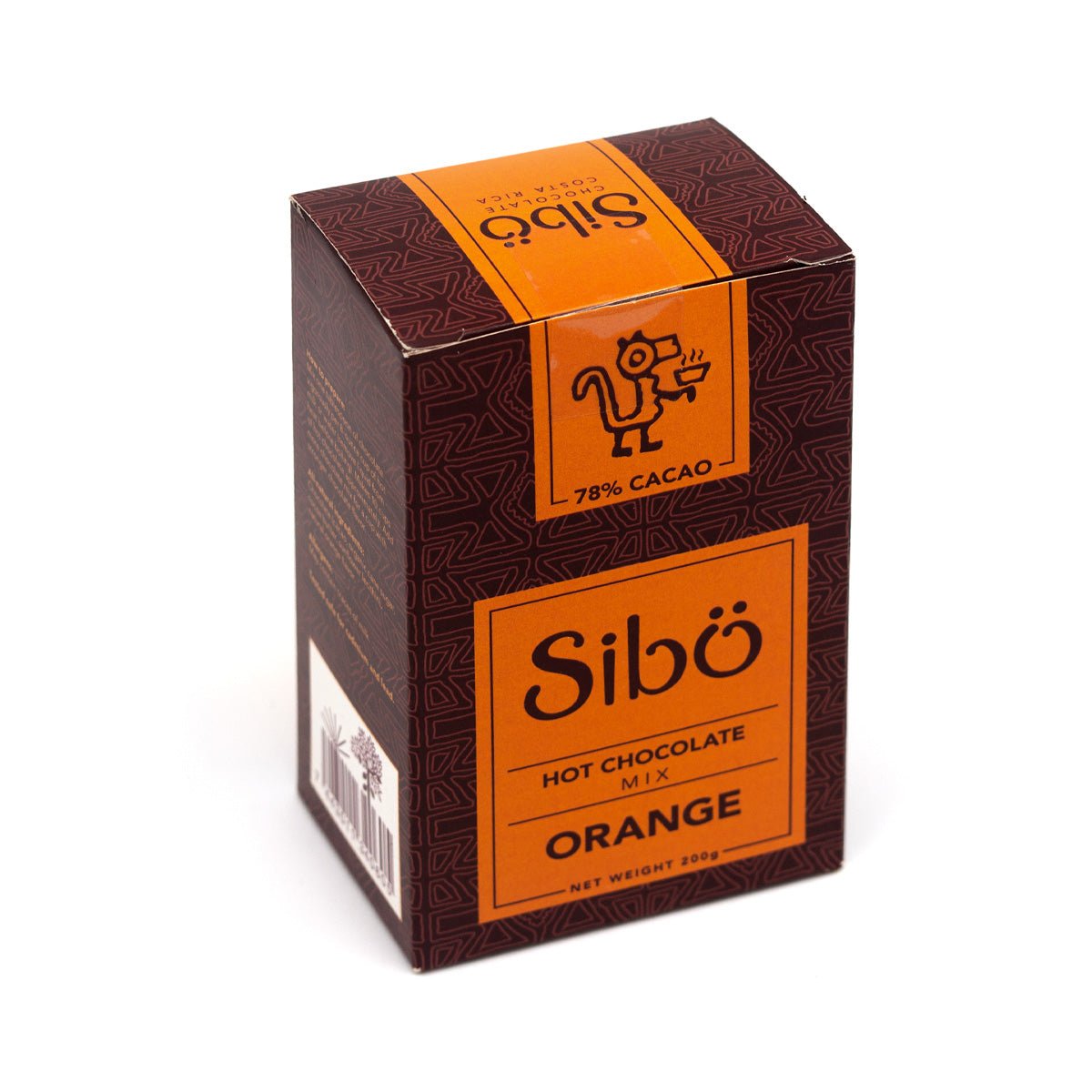 Sibu Orange Hot Drinking Chocolate Box - 200g