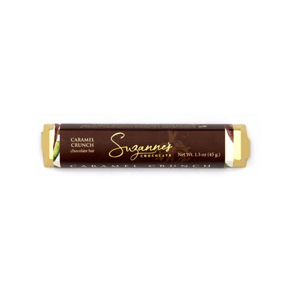 Suzanne's Chocolate Caramel Crunch 61% Dark Chocolate Bar - 45g