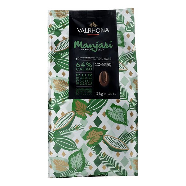 Valrhona Manjari Les Feves 64% Single Origin Dark Chocolate Discs