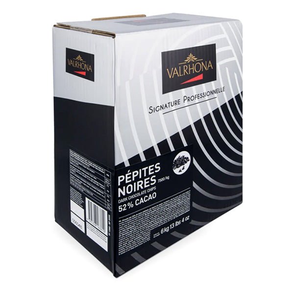 Valrhona Pepites Noires 52% Dark Chocolate Mini-Chips