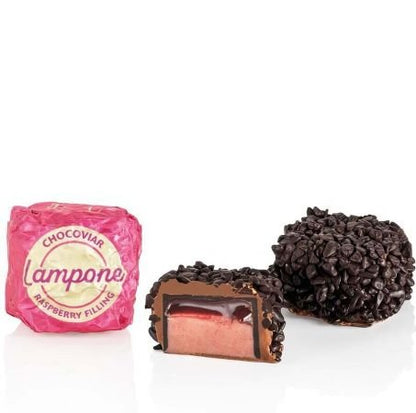Venchi Cubotto Chocoviar Lampone Raspberry Dark Chocolate Cubes