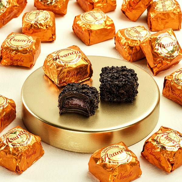 Venchi Cubotto Chocoviar Arancia Orange 75% Dark Chocolate Cubes