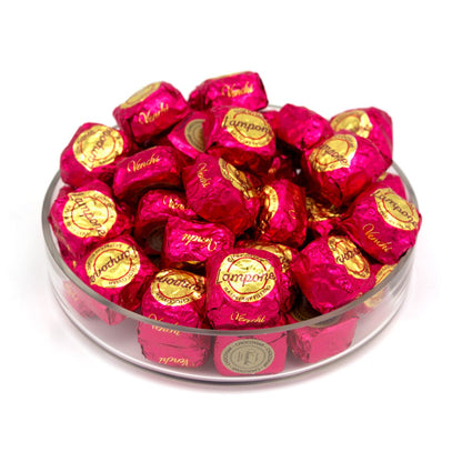 Venchi Cubotto Chocoviar Lampone Raspberry Dark Chocolate Cubes