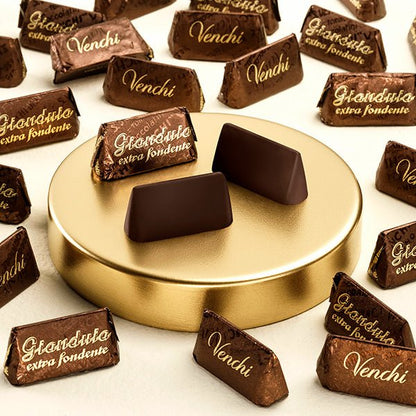 Venchi Gianduia Extra Fondente 75% Dark Chocolate & Hazelnut Giandujotti