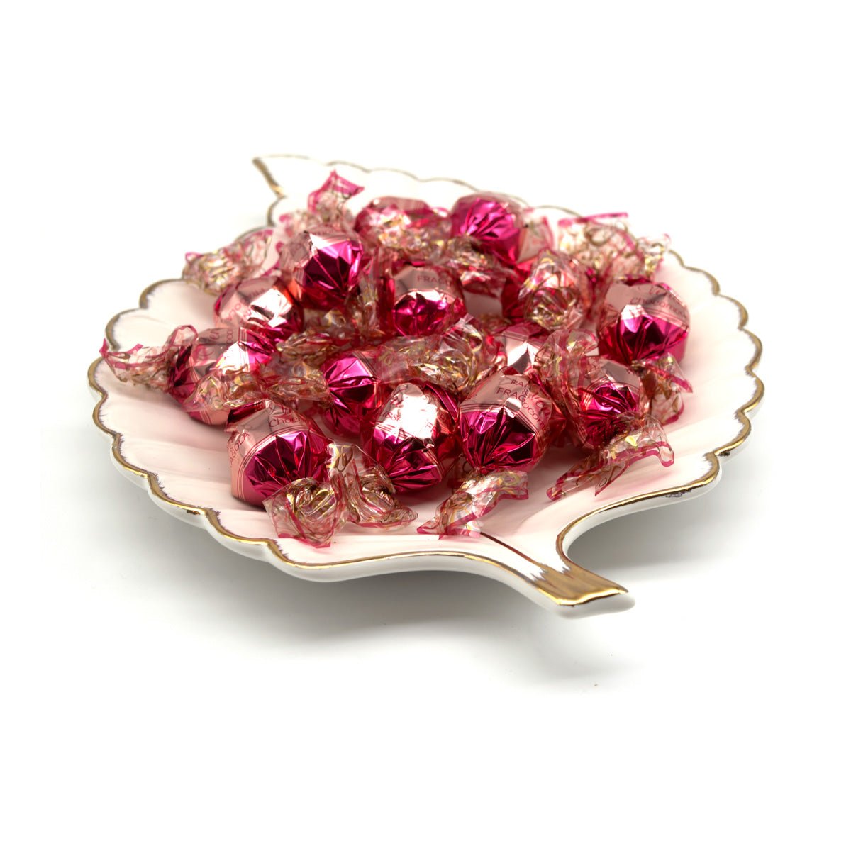 Venchi Strawberry & Cream Chocomousse in White Chocolate Pearls - 15PC (Overstock)