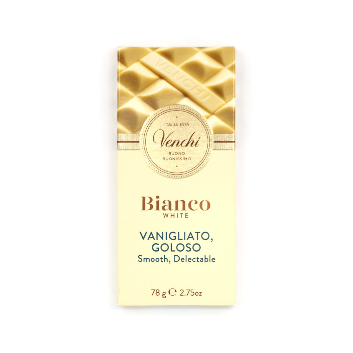 Venchi Vanigliato Goloso 31% White Chocolate Bar - 78g