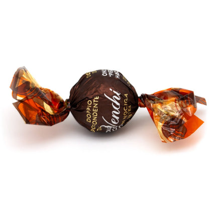 Venchi Whole Hazelnut in Half Almond Gianduja & Half 54% Dark Chocolate Pearls