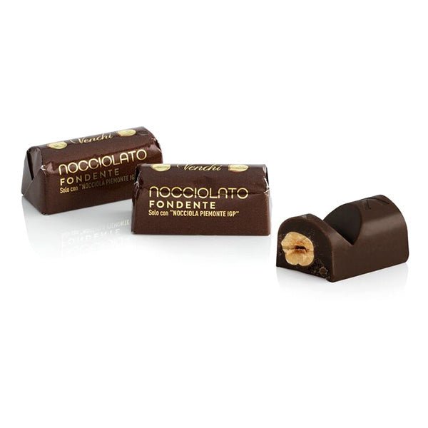Venchi Whole Hazelnuts in 60% Dark Chocolate Ingots (Overstock)