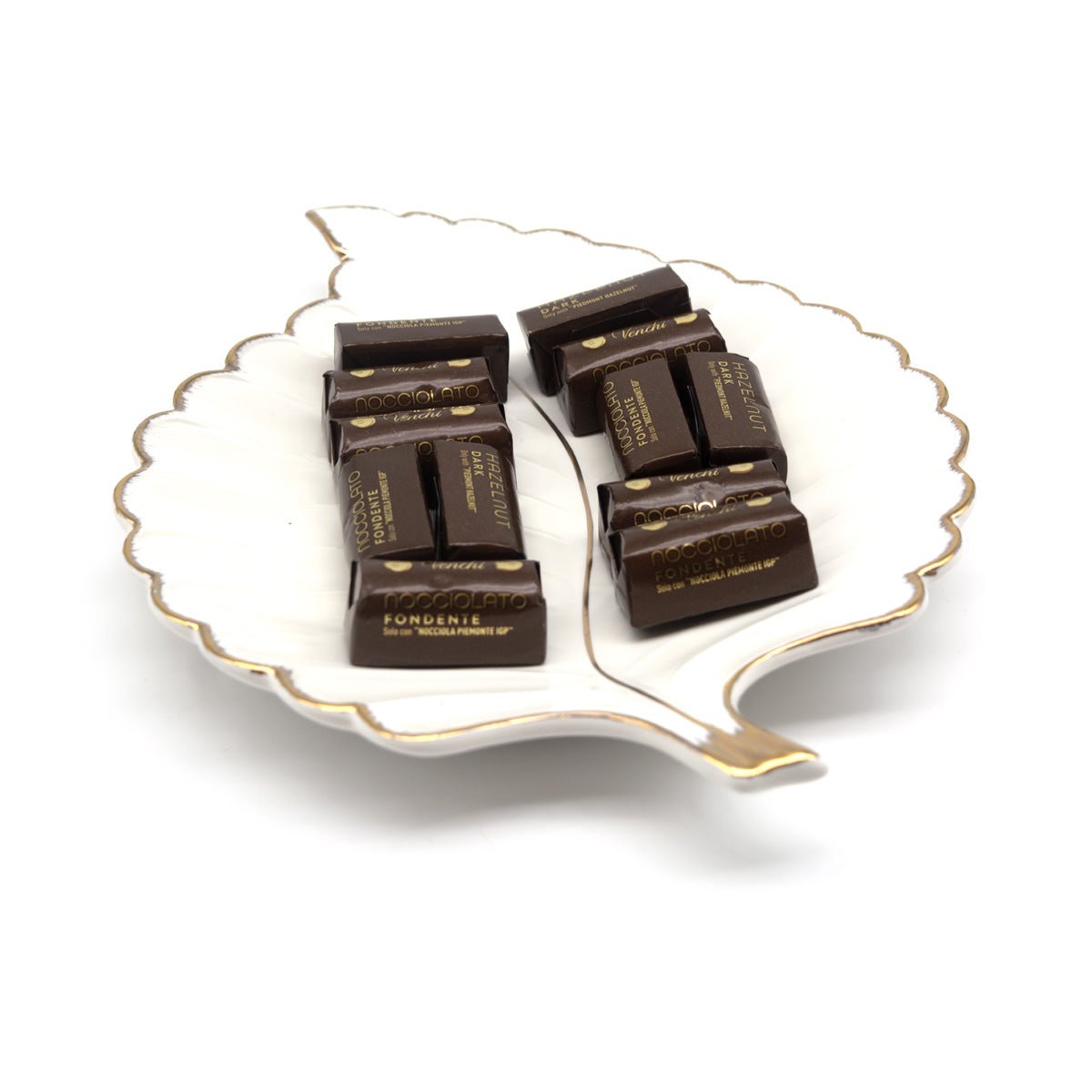 Venchi Whole Hazelnuts in 60% Dark Chocolate Ingots (Overstock)