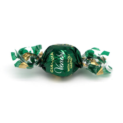 Venchi Whole Hazelnut in Gianduja Milk & White Chocolate Pearls